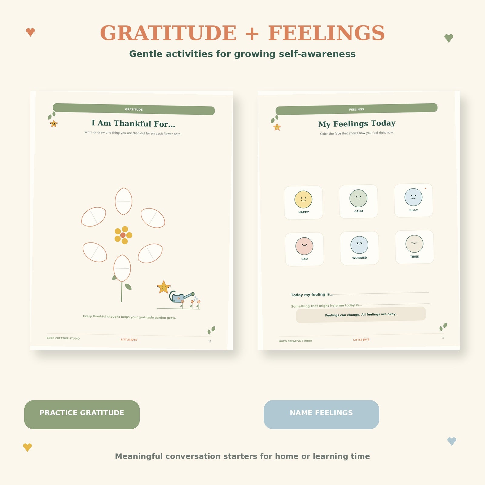 Little Joys Kids Activity & Kindness Bundle | 25-Page Printable PDF