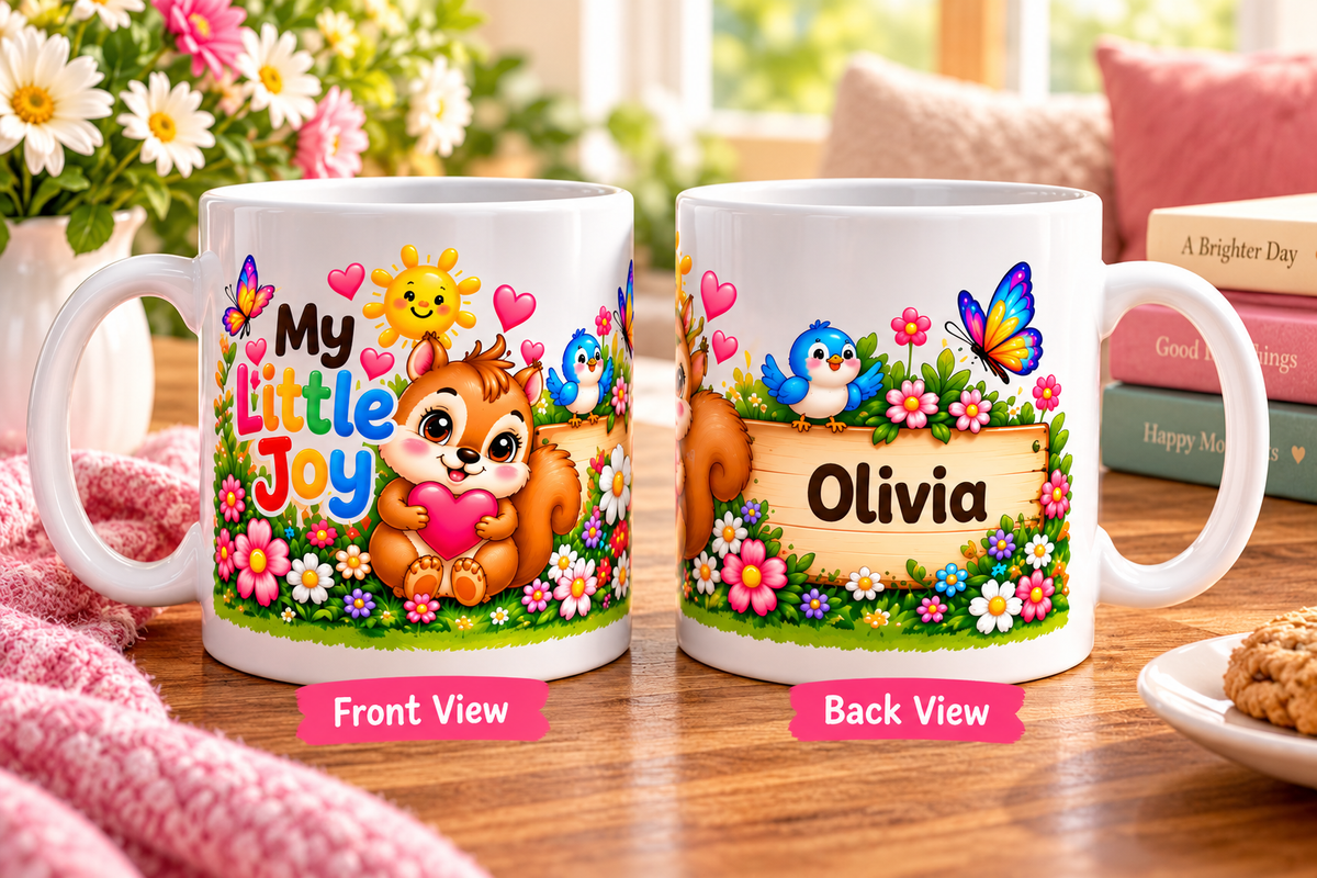 Personalized Coffee Mug – Custom Name Ceramic Mug | My Little Joy