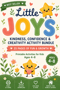 Little Joys Kids Activity & Kindness Bundle | 25-Page Printable PDF
